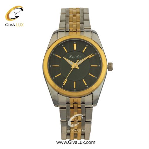 ساعت مچی اورجینال زنانه LdA | لوئیجی د آنا | Luigi d'Ana نقره ای-طلایی | نقره ای-طلایی| سبز یشمی تیره| کد رفرنس 2361